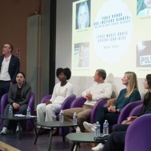 Au lycée Marie Curie, une table ronde pour porter un autre regard sur « les métiers genrés »